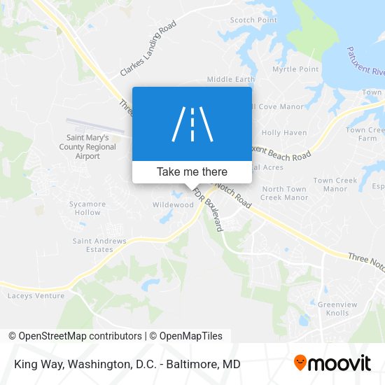 Mapa de King Way