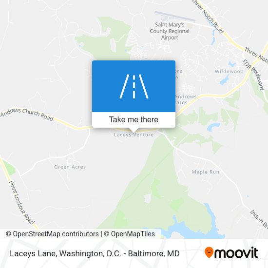 Laceys Lane map