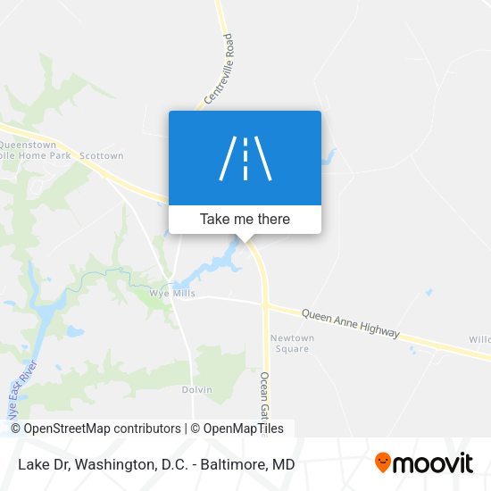 Lake Dr map