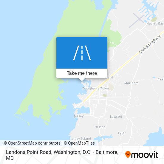 Mapa de Landons Point Road