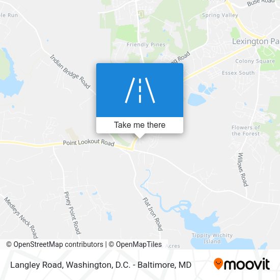 Langley Road map