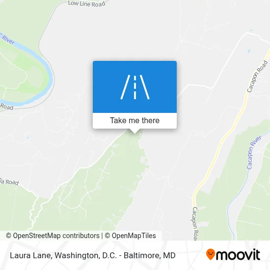 Laura Lane map