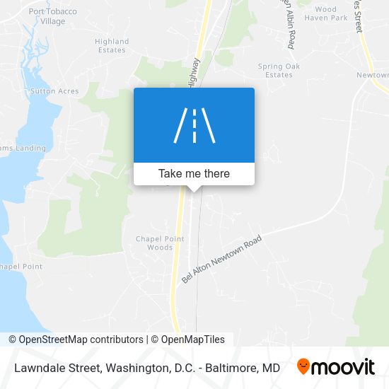 Lawndale Street map