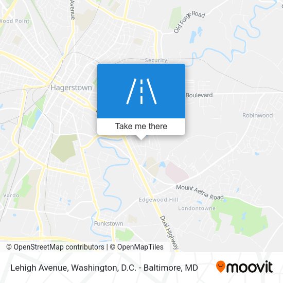 Lehigh Avenue map