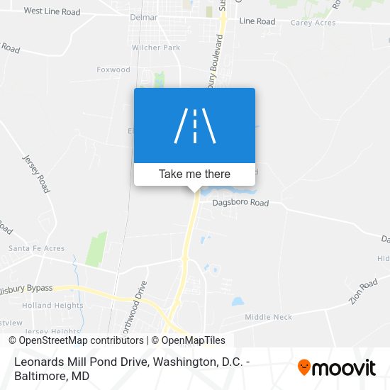 Mapa de Leonards Mill Pond Drive