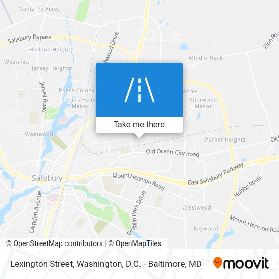 Mapa de Lexington Street