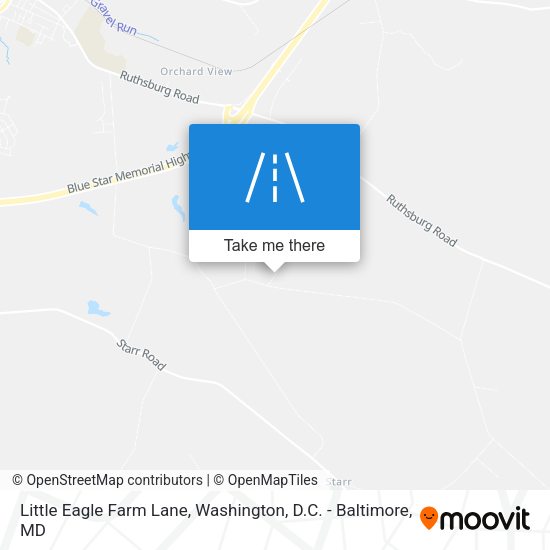 Little Eagle Farm Lane map