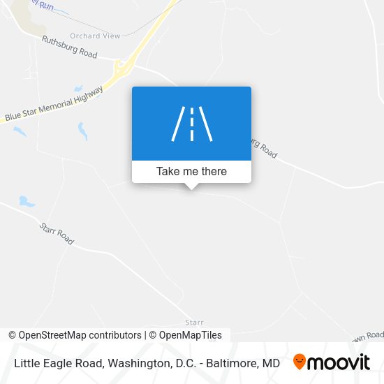 Little Eagle Road map