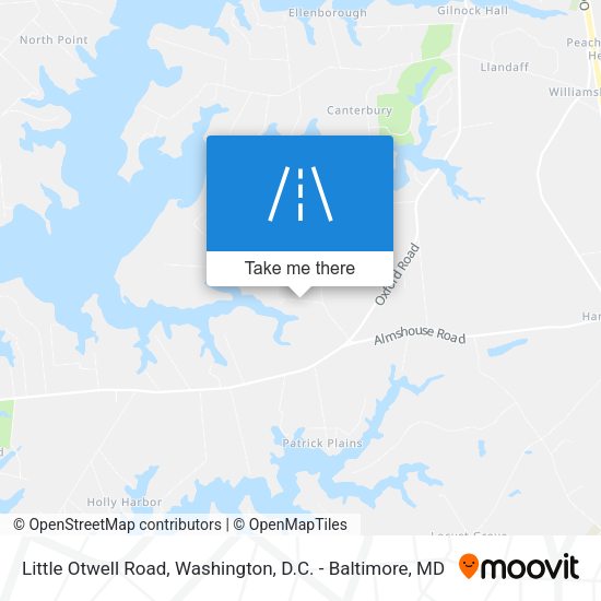 Mapa de Little Otwell Road