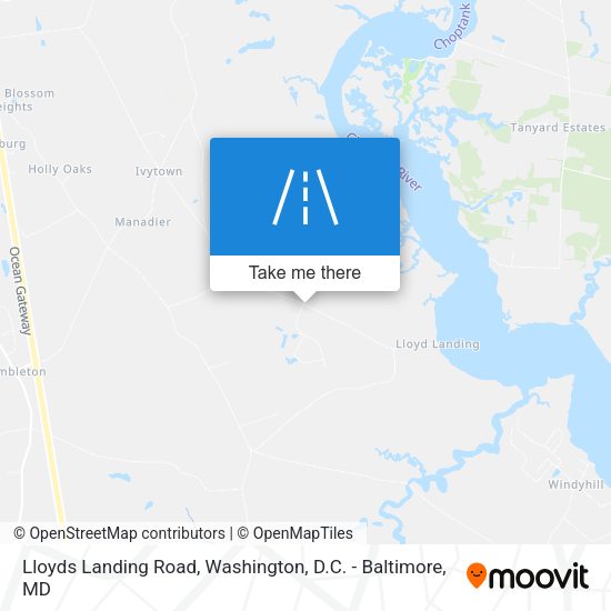 Mapa de Lloyds Landing Road