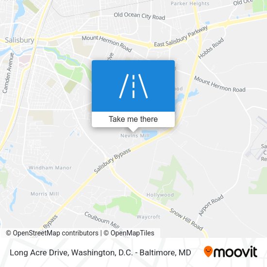 Mapa de Long Acre Drive