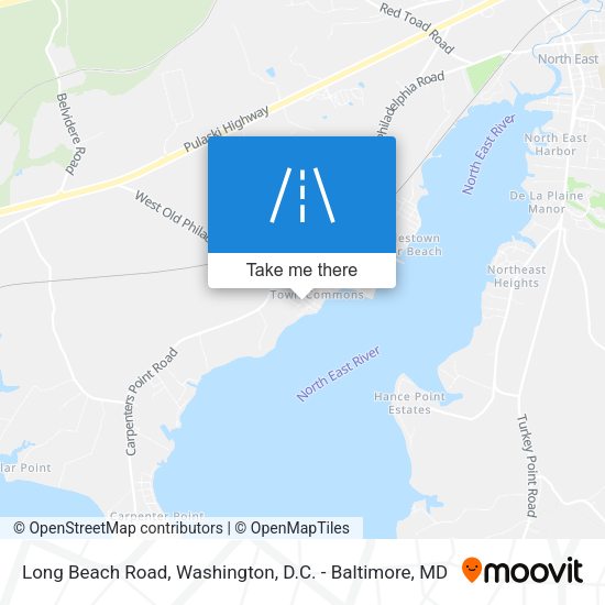 Long Beach Road map