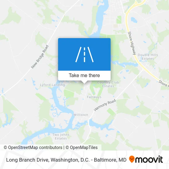 Long Branch Drive map