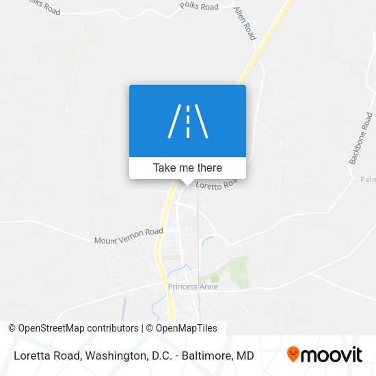 Loretta Road map