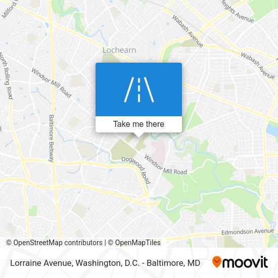 Mapa de Lorraine Avenue