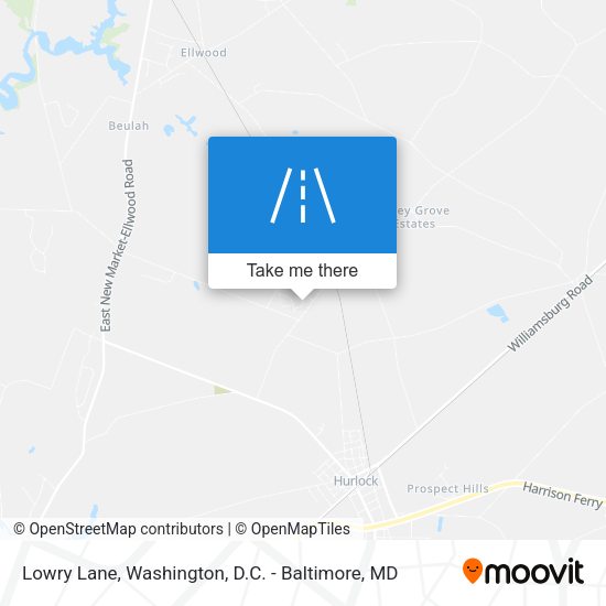 Lowry Lane map