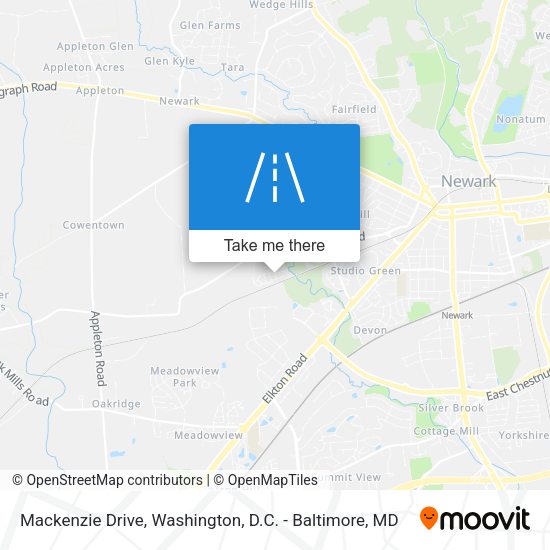 Mackenzie Drive map