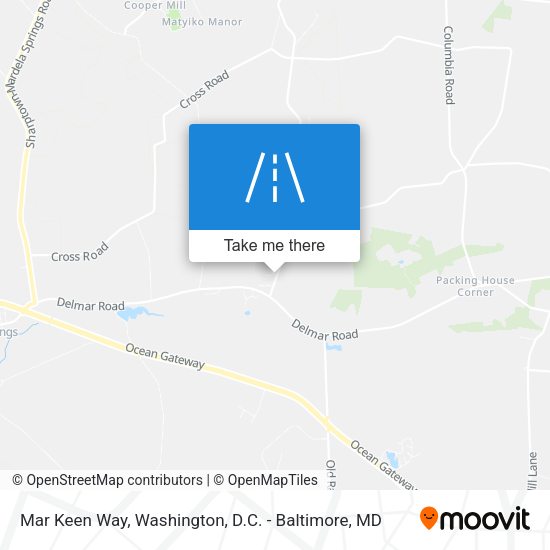 Mar Keen Way map