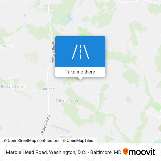 Marble Head Road map