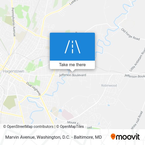 Marvin Avenue map