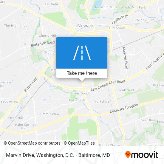 Marvin Drive map