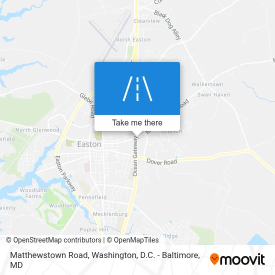 Matthewstown Road map