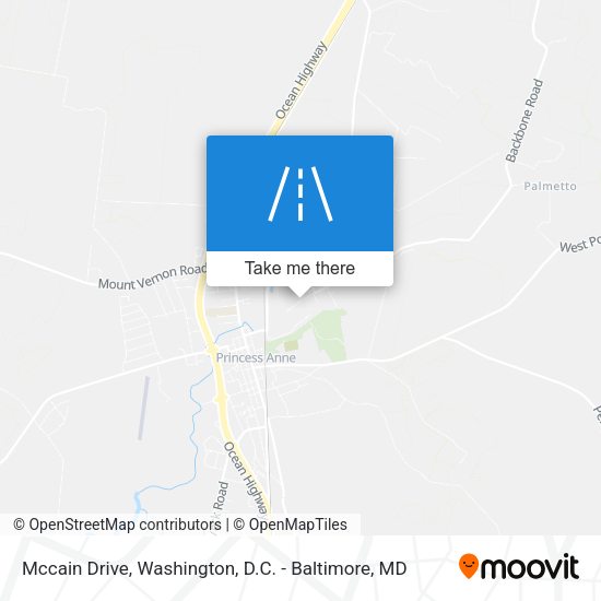 Mccain Drive map