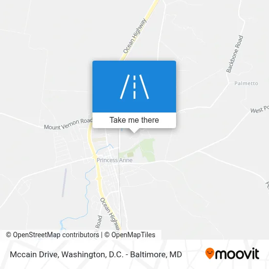 Mccain Drive map