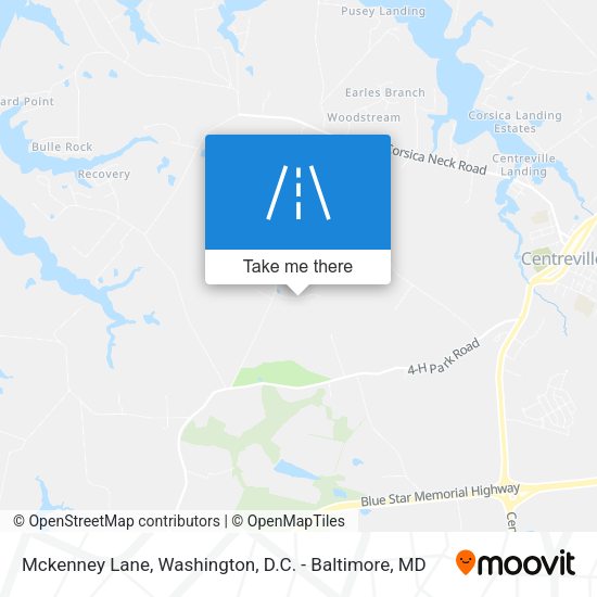 Mckenney Lane map