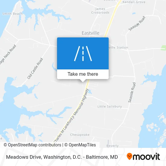 Meadows Drive map