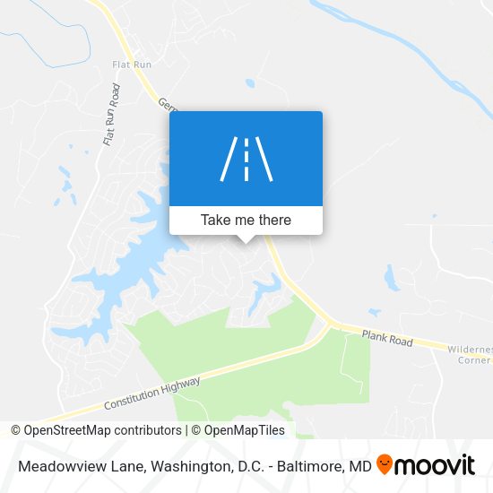 Mapa de Meadowview Lane