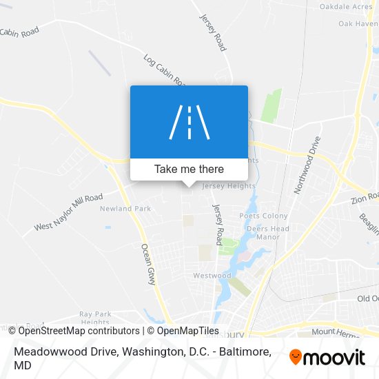 Meadowwood Drive map