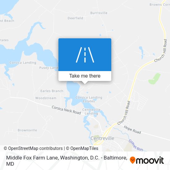 Mapa de Middle Fox Farm Lane