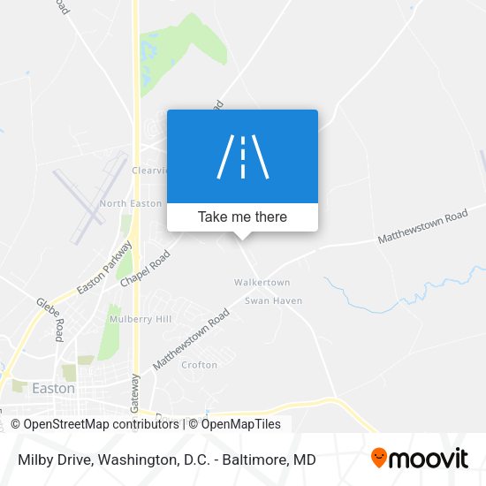 Milby Drive map