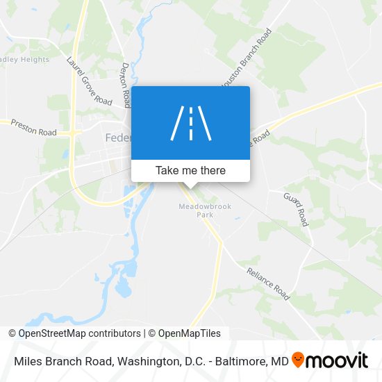 Mapa de Miles Branch Road