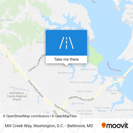 Mill Creek Way map