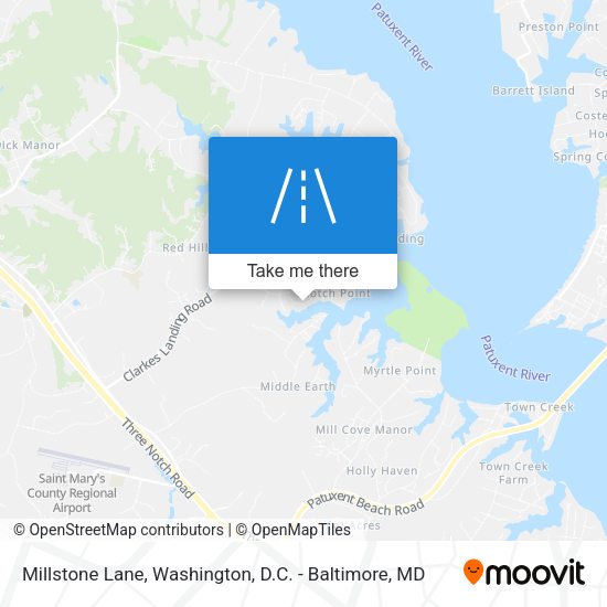 Mapa de Millstone Lane