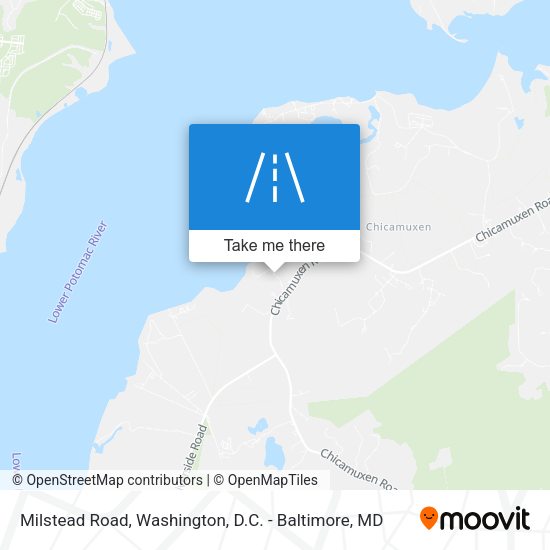 Milstead Road map