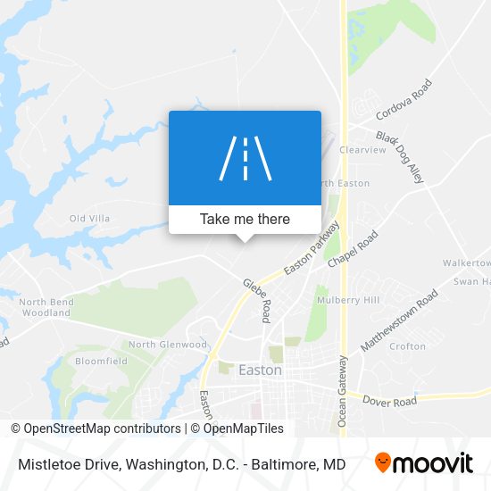 Mistletoe Drive map