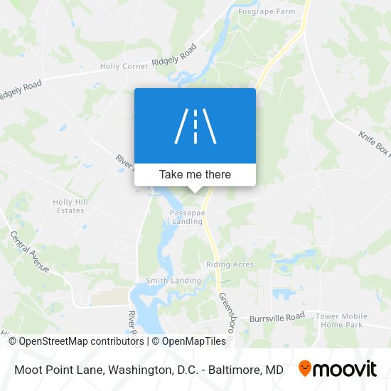 Mapa de Moot Point Lane