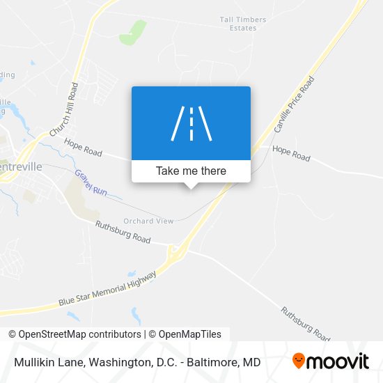 Mapa de Mullikin Lane