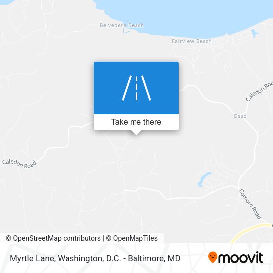 Myrtle Lane map