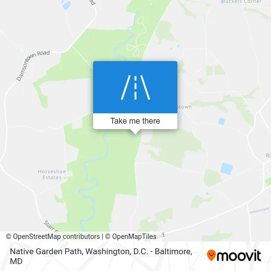 Native Garden Path map