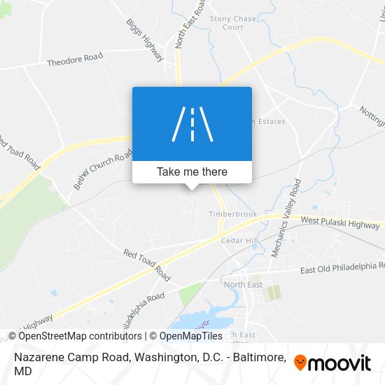 Mapa de Nazarene Camp Road