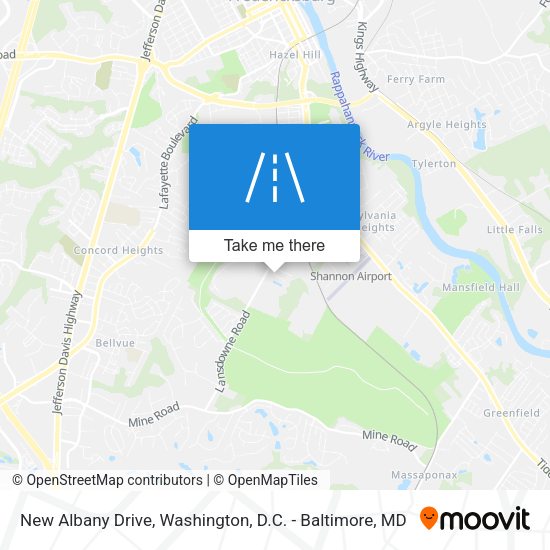 Mapa de New Albany Drive