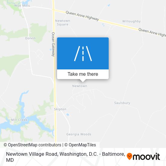 Newtown Village Road map