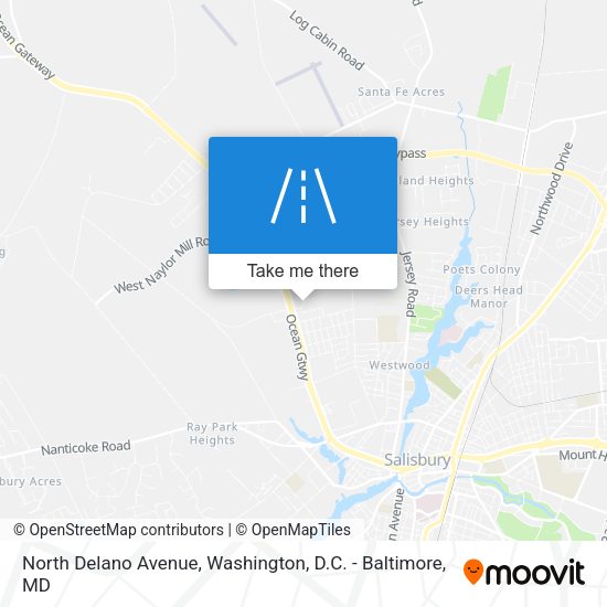 Mapa de North Delano Avenue