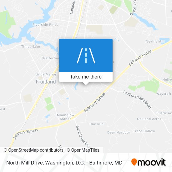 Mapa de North Mill Drive