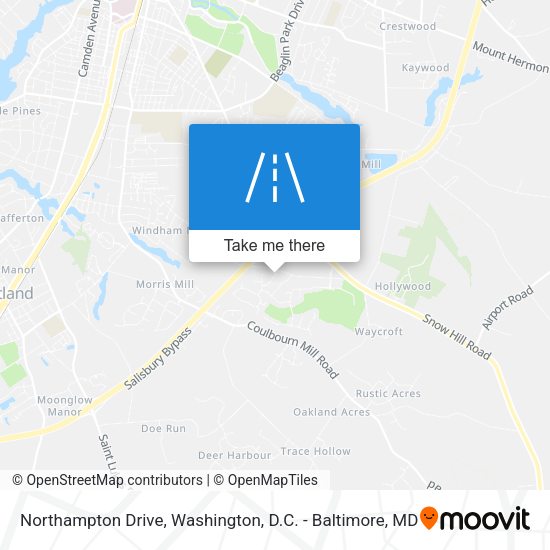 Northampton Drive map