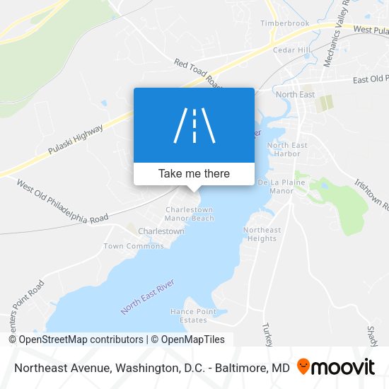 Northeast Avenue map